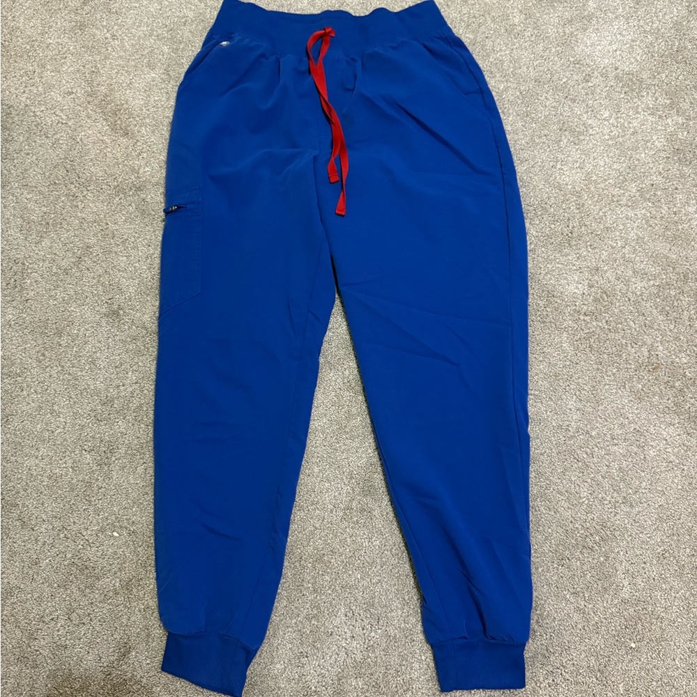 Winning Blue High Waisted Zamora - Jogger Scrub Pant™ - L